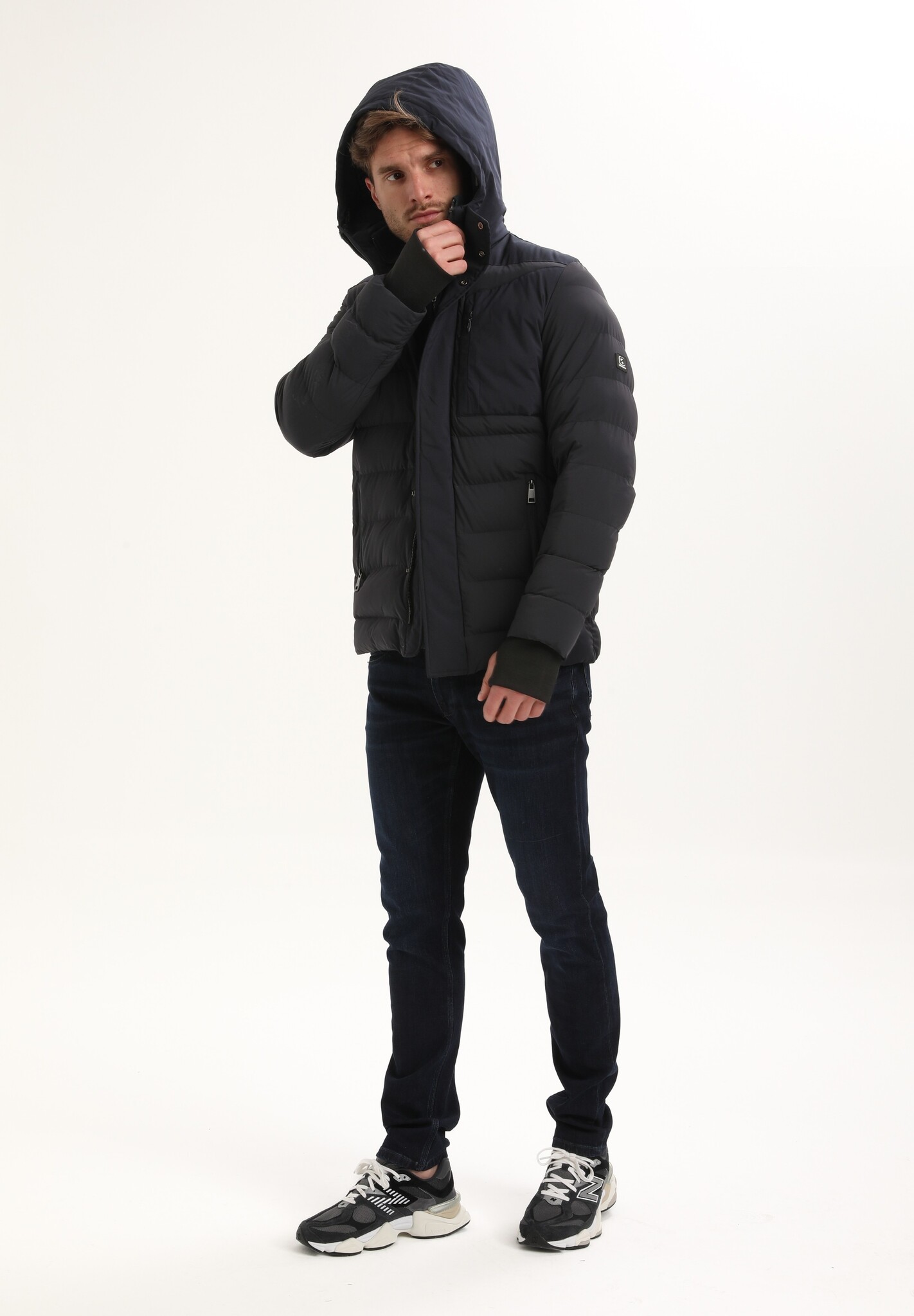 535751 Jacket short Puffer (301 Navy)