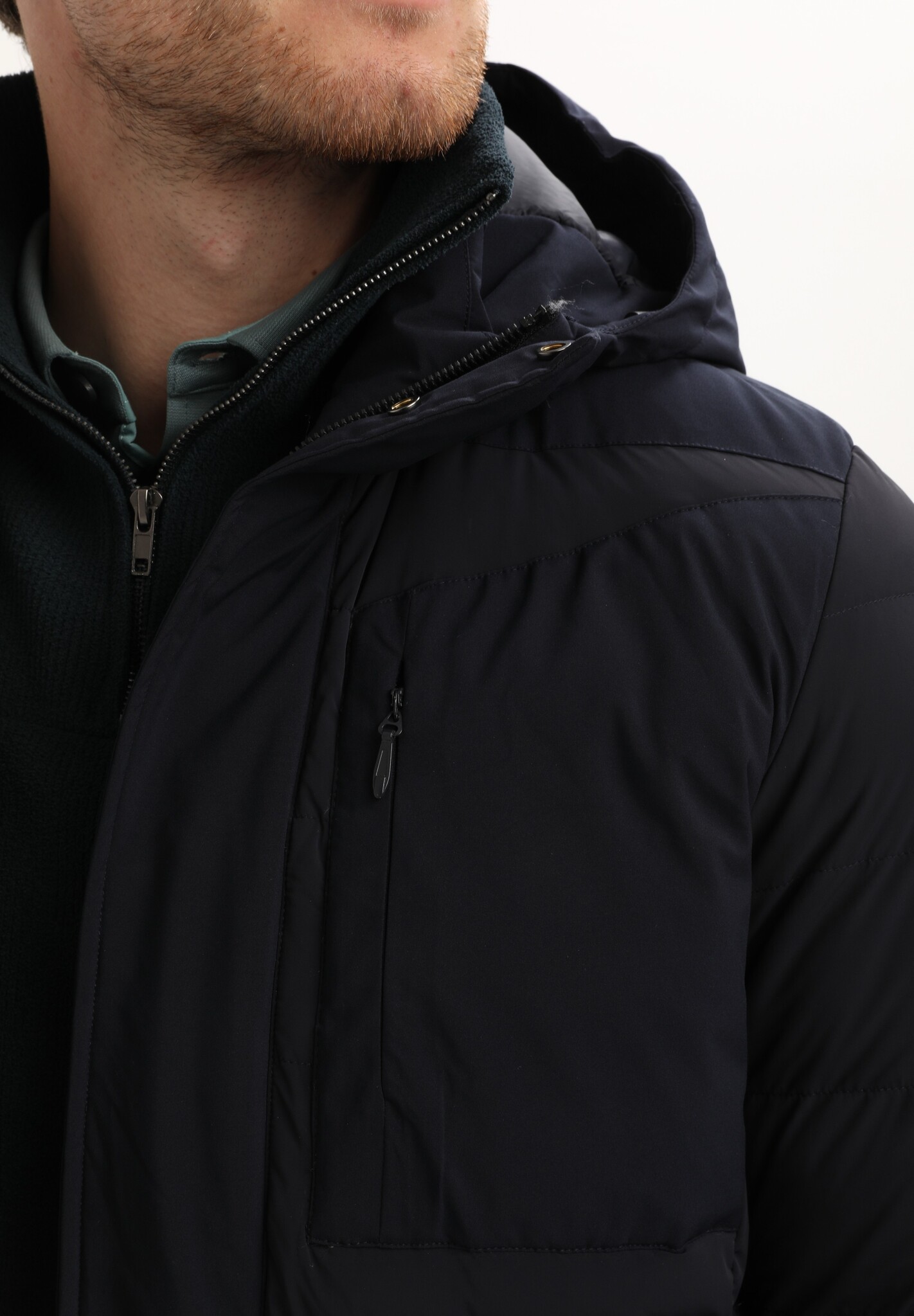535751 Jacket short Puffer (301 Navy)
