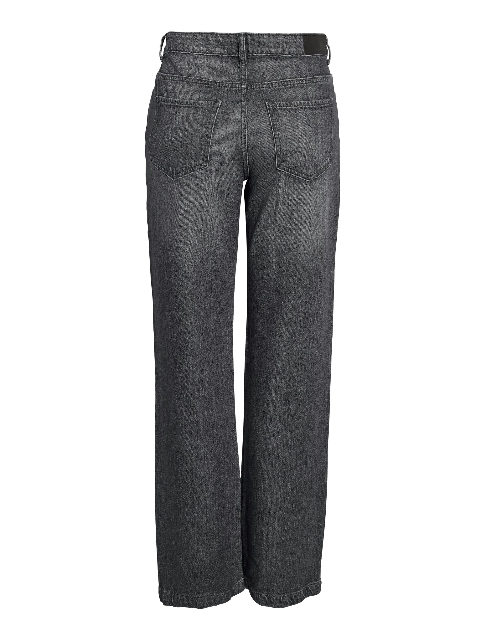 NILA LW WIDE JEAN ( DARK GREY )