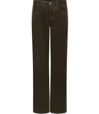 Red Button SRB4581 CLAUDETTE Shiny Corduroy - Regular fit (Khaki)
