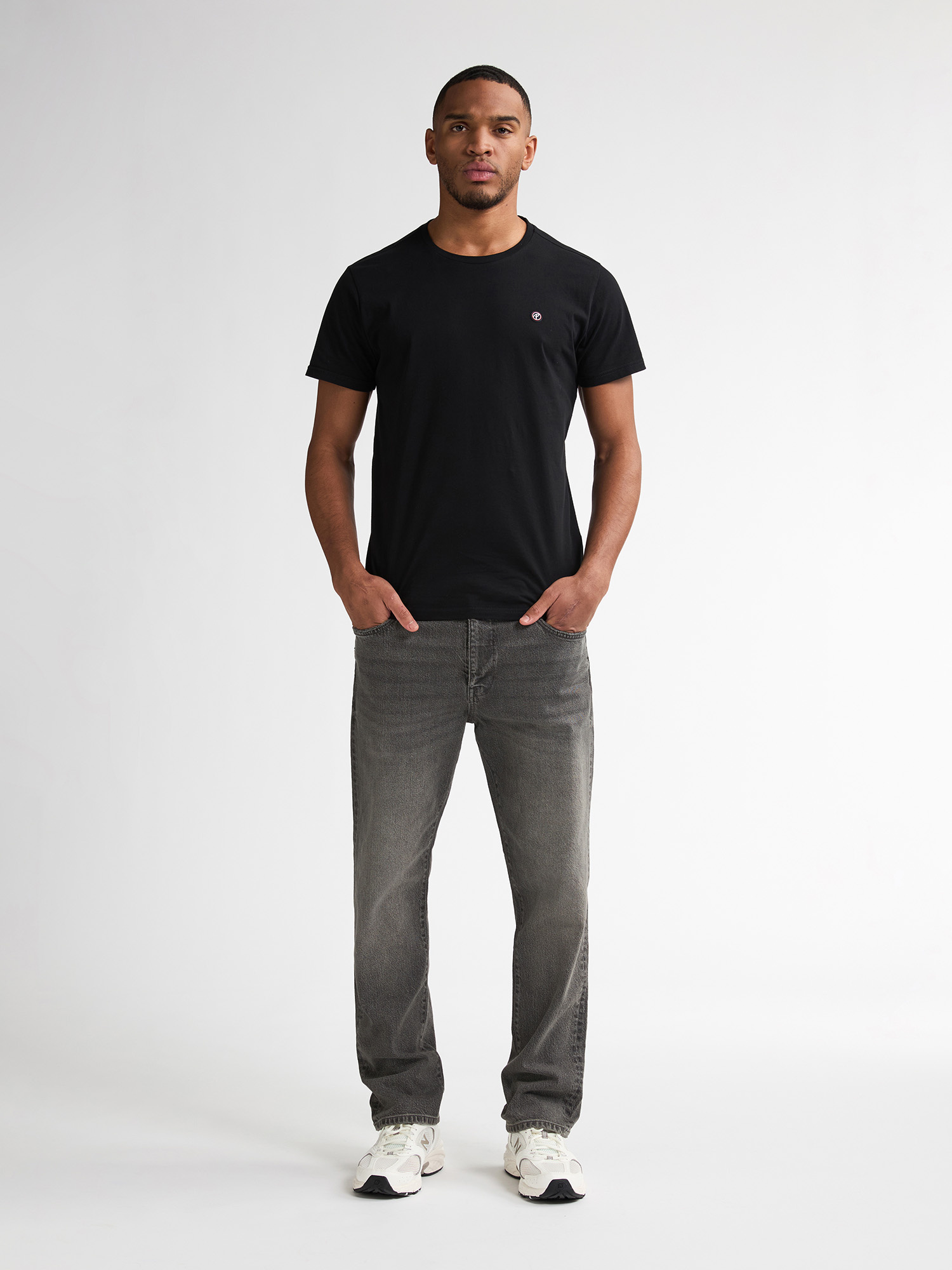 LEWIS - Men Denim Loose Fit (9705 BLACK STONE)