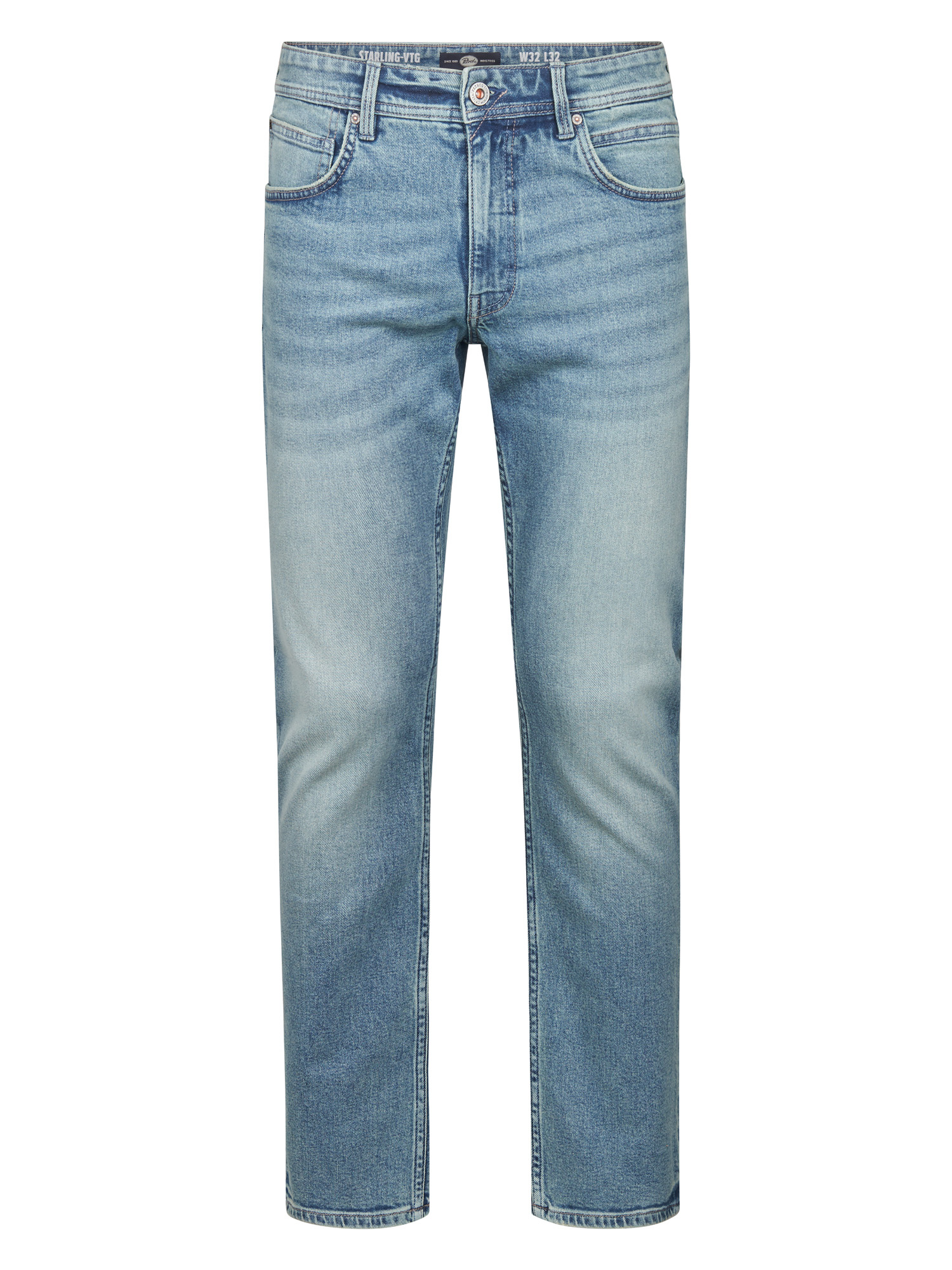 STARLING-VTG Men Denim Straight Fit (5873 Bright Indigo)