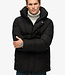 HOODED 5 BATTLE SPORTS PUFFER JACKET (Black)