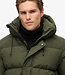 HOODED 5 BATTLE SPORTS PUFFER JACKET (Army Khaki)