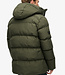HOODED 5 BATTLE SPORTS PUFFER JACKET (Army Khaki)