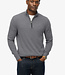 WOOL BLEND HALF ZIP JUMPER (Blue Grey Marl)