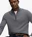 WOOL BLEND HALF ZIP JUMPER (Blue Grey Marl)