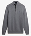 WOOL BLEND HALF ZIP JUMPER (Blue Grey Marl)