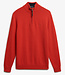 WOOL BLEND HALF ZIP JUMPER (Vermillon Orage Marl)