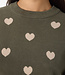 NMCHARLOTT L/S O-NECK KNOT FWD NOOS (HUMUS HEARTS)