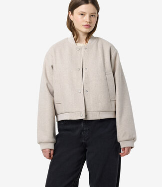 NOISY MAY NMEDDI L/S BOMBER JACKET (Silver Lining)