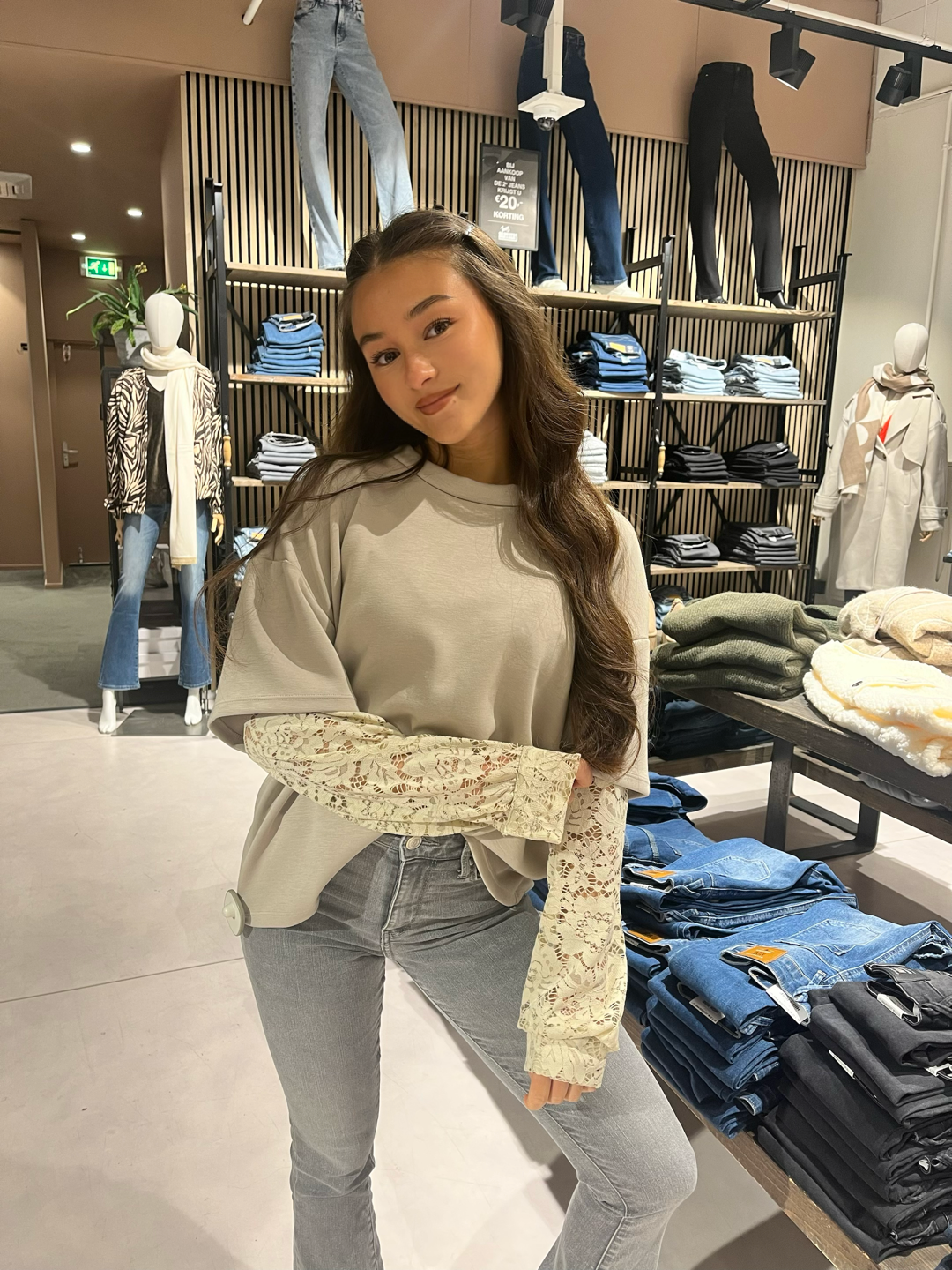 CLARA - LACE SHIRT (Cream)