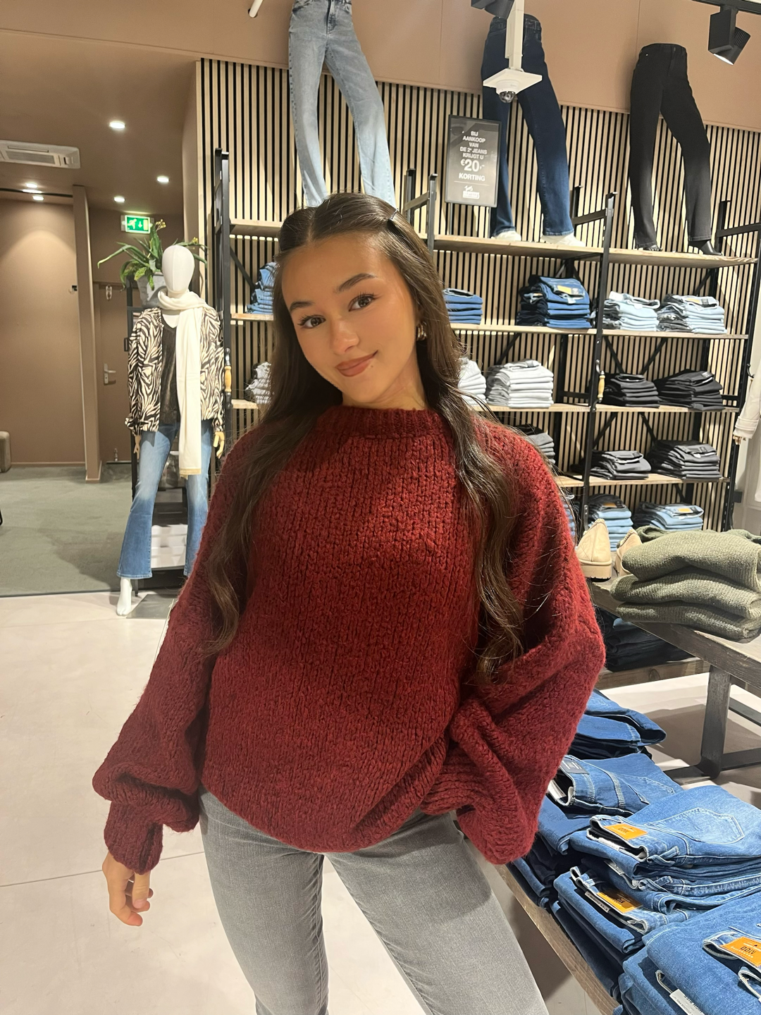 JADEN Cozy pullover - Bordeau