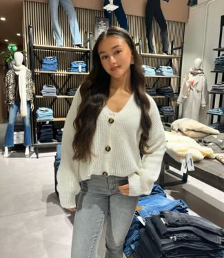 JULIETTE - Cozy Cardiguan  (White)