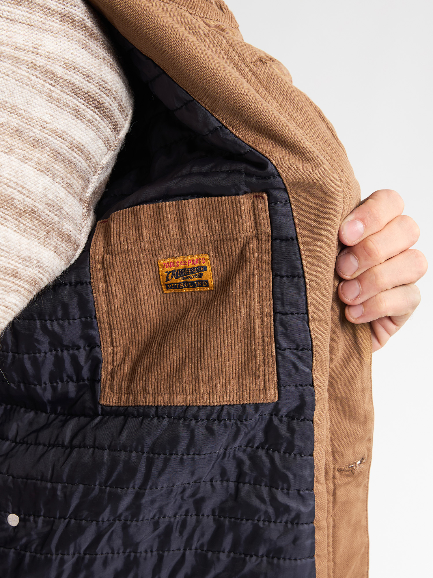 M-3050-JAC003 Men Jacket (Chestnut 7151)