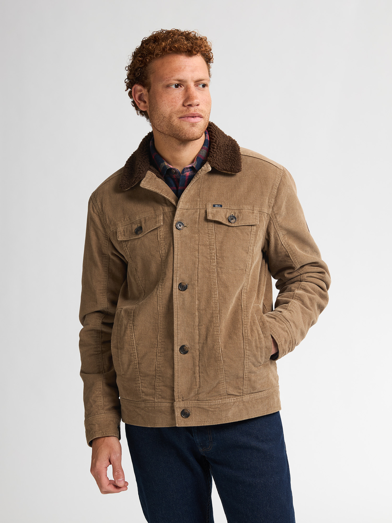 M-3050-JAC103 Men Jacket Padded (Tan 7146)