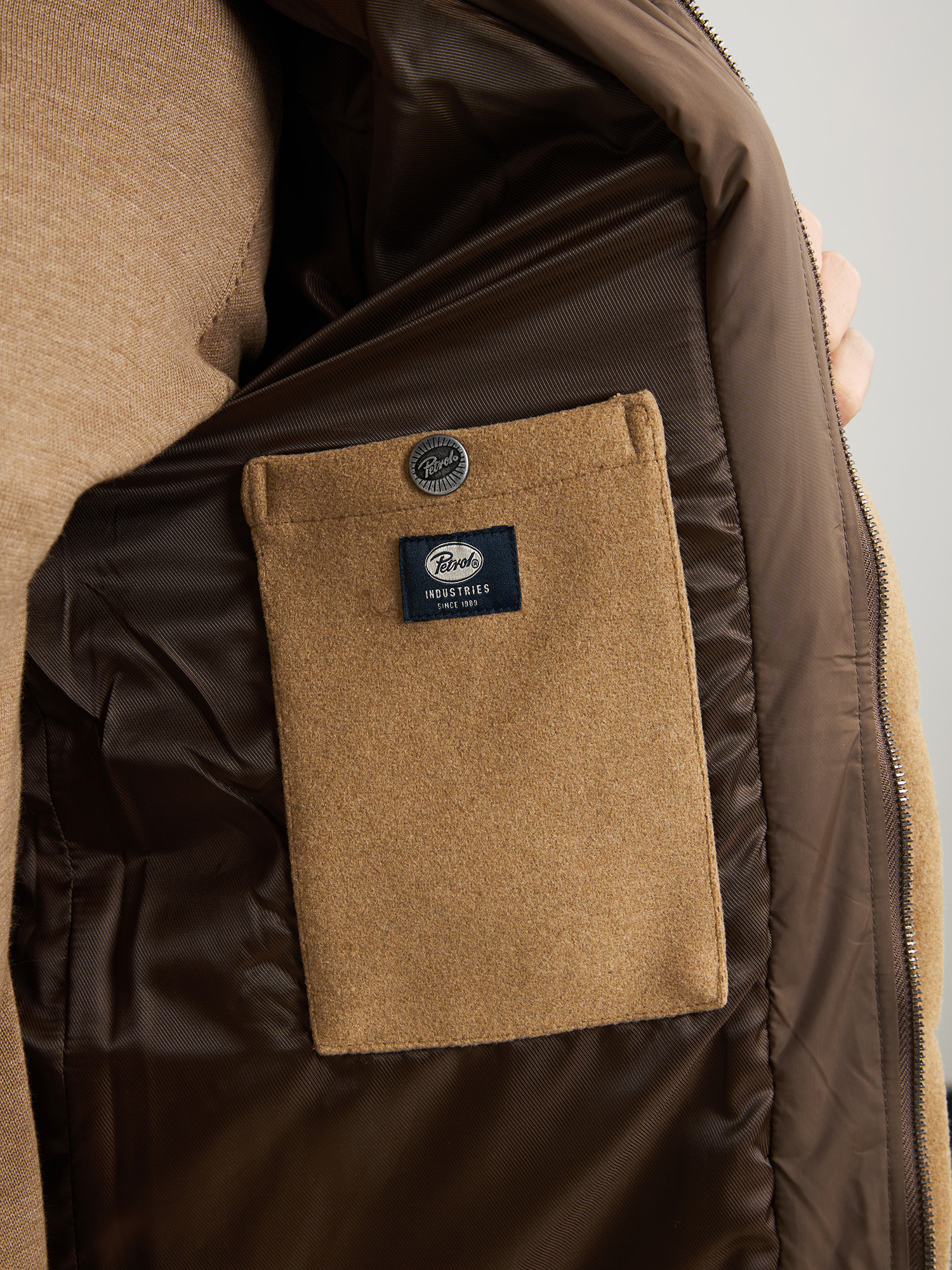 M-3050-JAC113 Men Jacket Wool (Tan 7146)