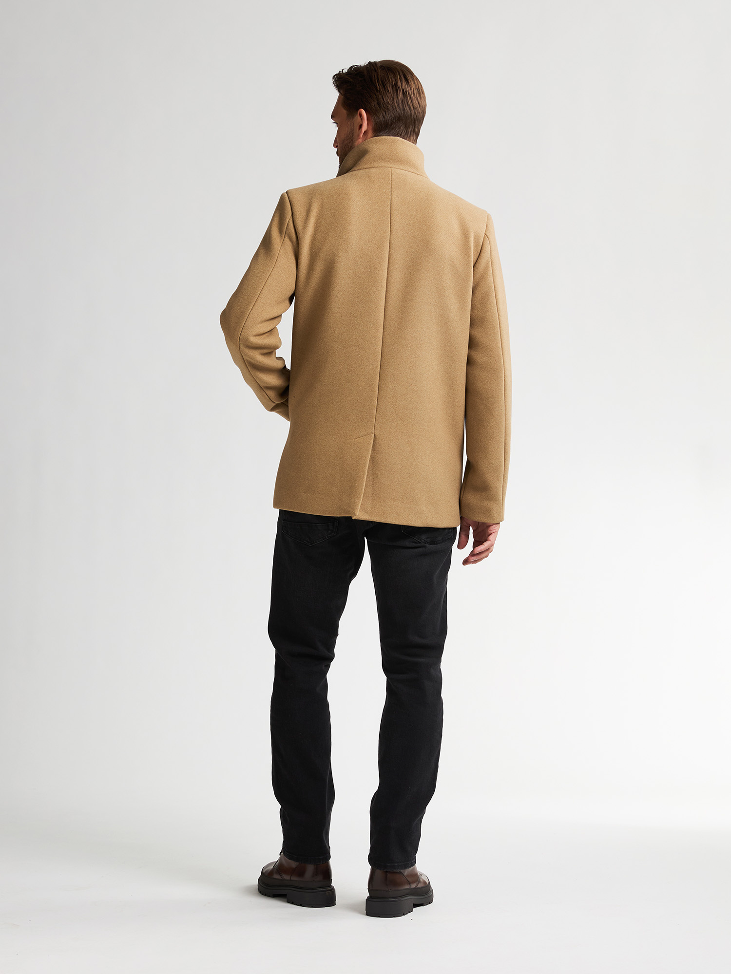 M-3050-JAC113 Men Jacket Wool (Tan 7146)