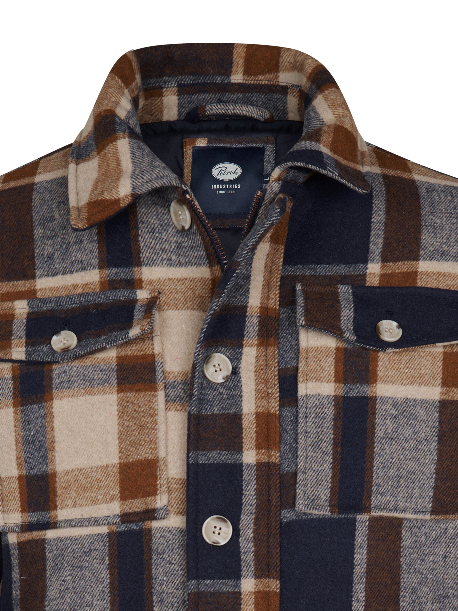 M-3050-JAC114 Men Jacket Wool (Chestnut 7151)