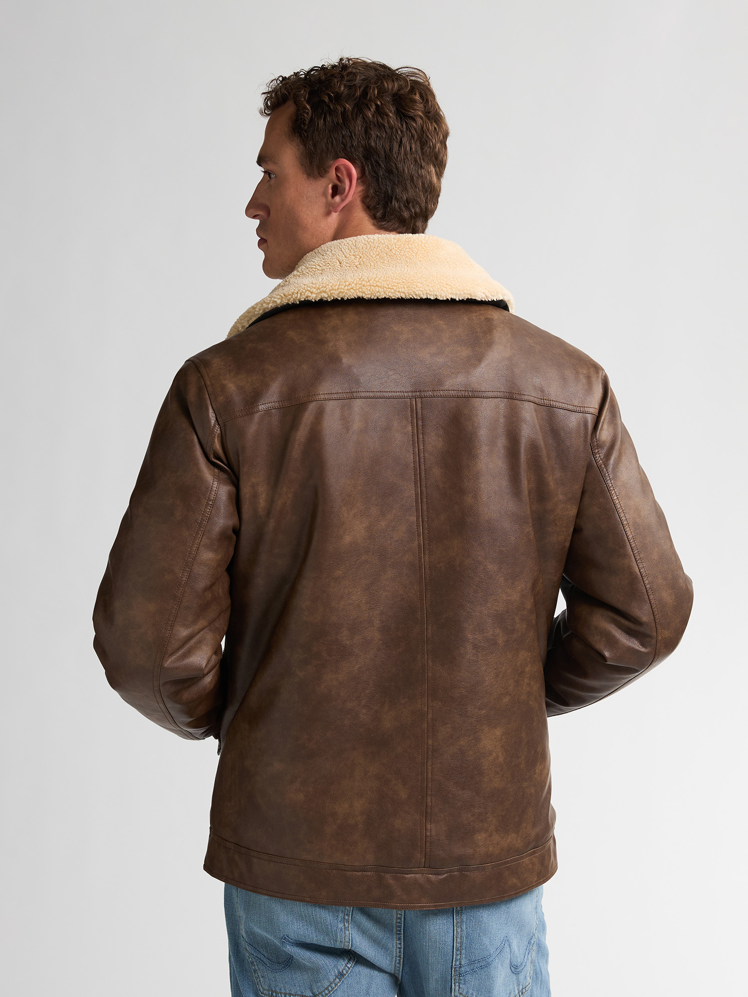 M-3050-JAC121 Men Jacket PU (Mud 7144)