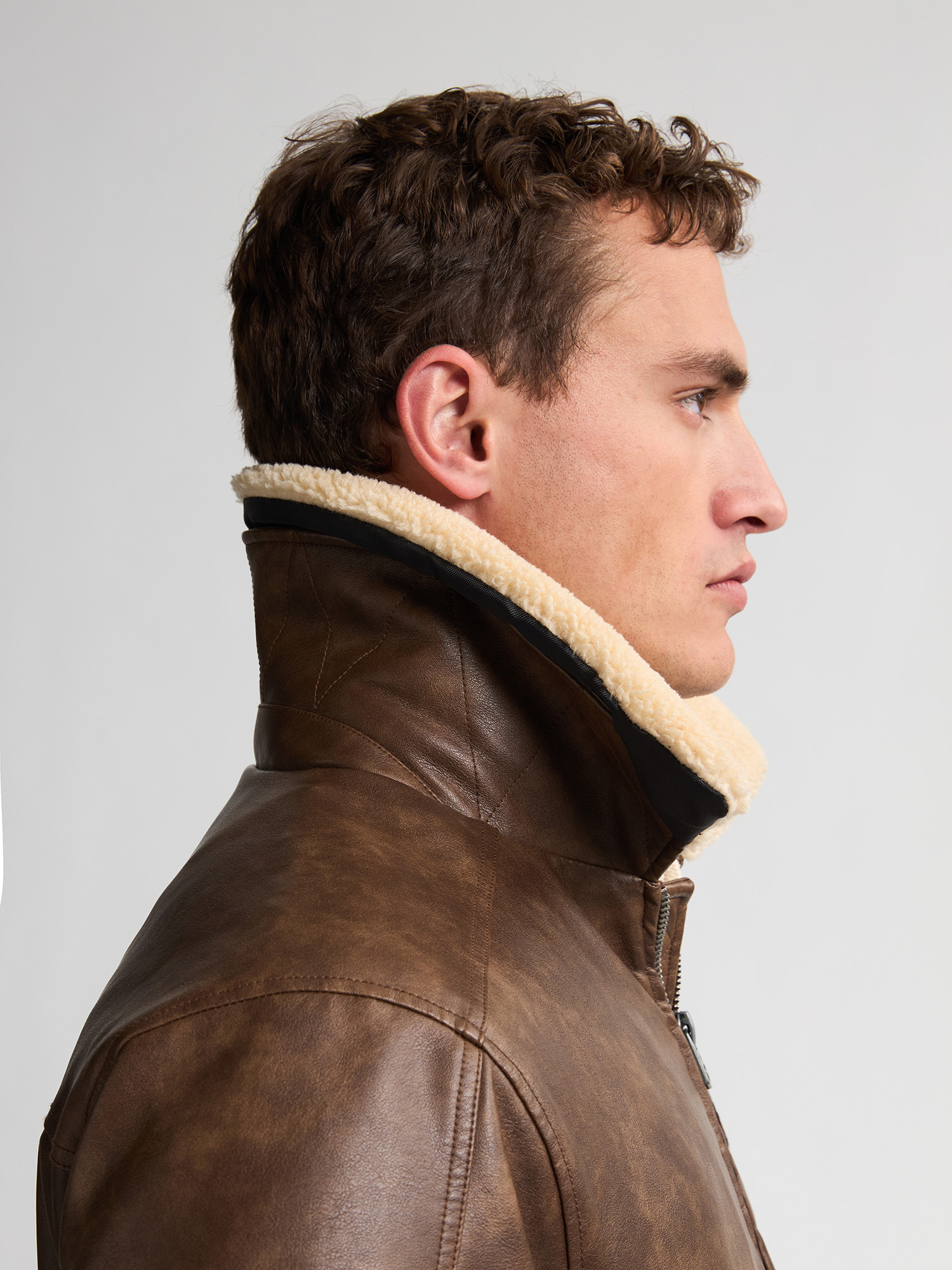 M-3050-JAC121 Men Jacket PU (Mud 7144)