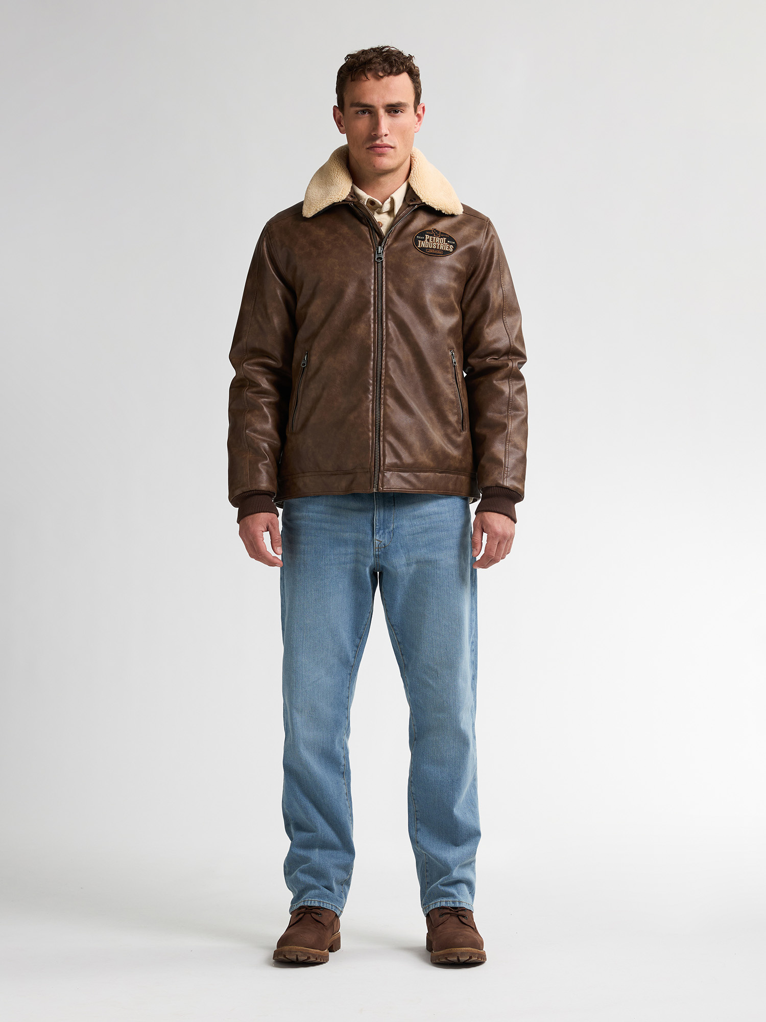 M-3050-JAC121 Men Jacket PU (Mud 7144)