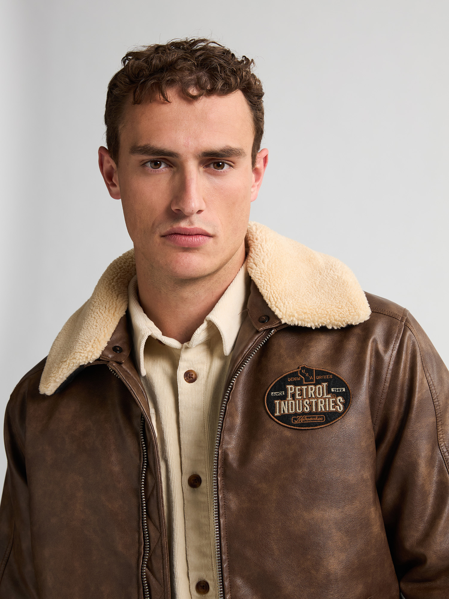 M-3050-JAC121 Men Jacket PU (Mud 7144)