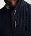 M-3050-KWC211 Men Knitwear Collar  (Deep Capri 5090)