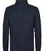 M-3050-KWC211 Men Knitwear Collar  (Deep Capri 5090)