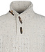 M-3050-KWC211 Men Knitwear Collar (Antique White Melee 0009)