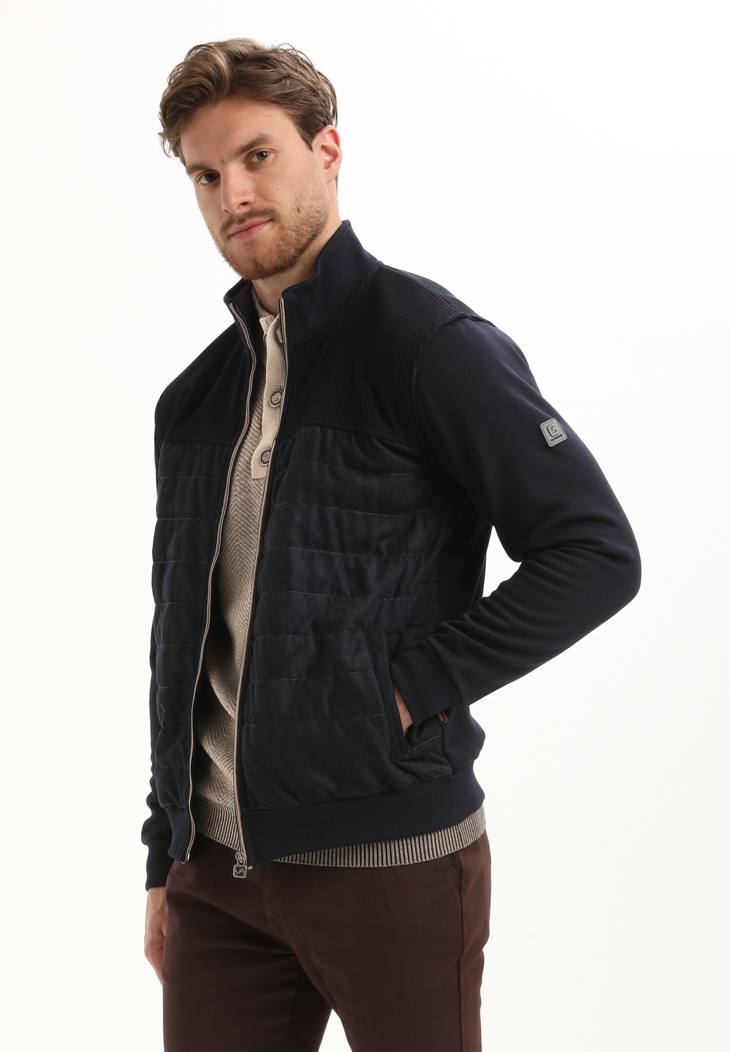 425744 Men Vesten (301 Navy)