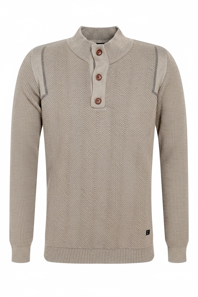 615770 Men Knits (5558 Taupe)