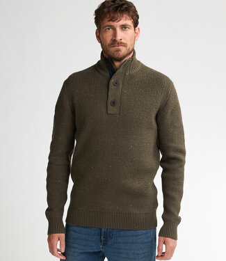 Petrol Industries M-3050-KWC226 Men Knitwear Collar (Army Green 6088)