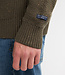 M-3050-KWC226 Men Knitwear Collar (Army Green 6088)