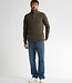 M-3050-KWC226 Men Knitwear Collar (Army Green 6088)
