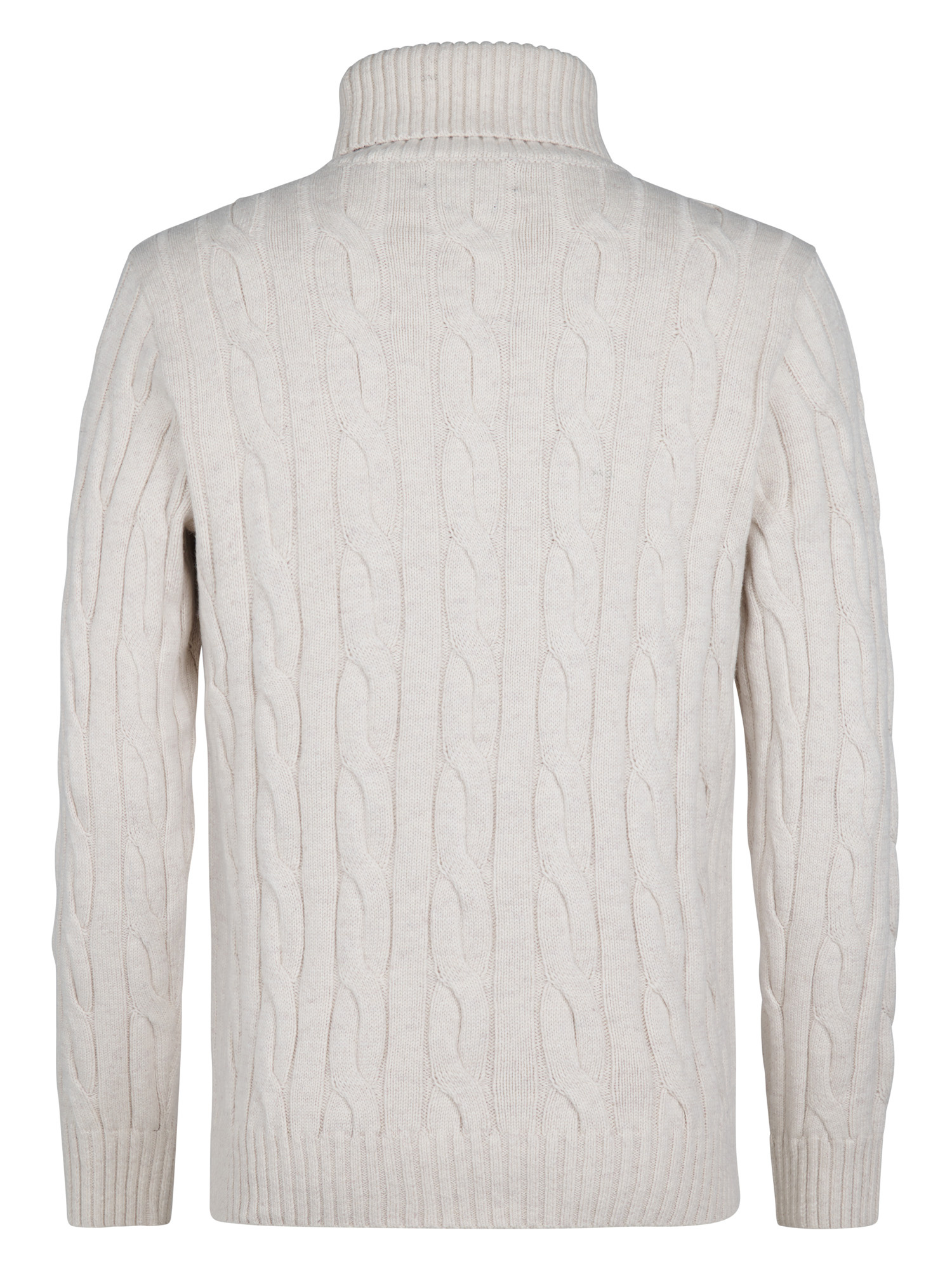 M-3050-KWC251 Men Knitwear Collar (Raw Sand 1108)