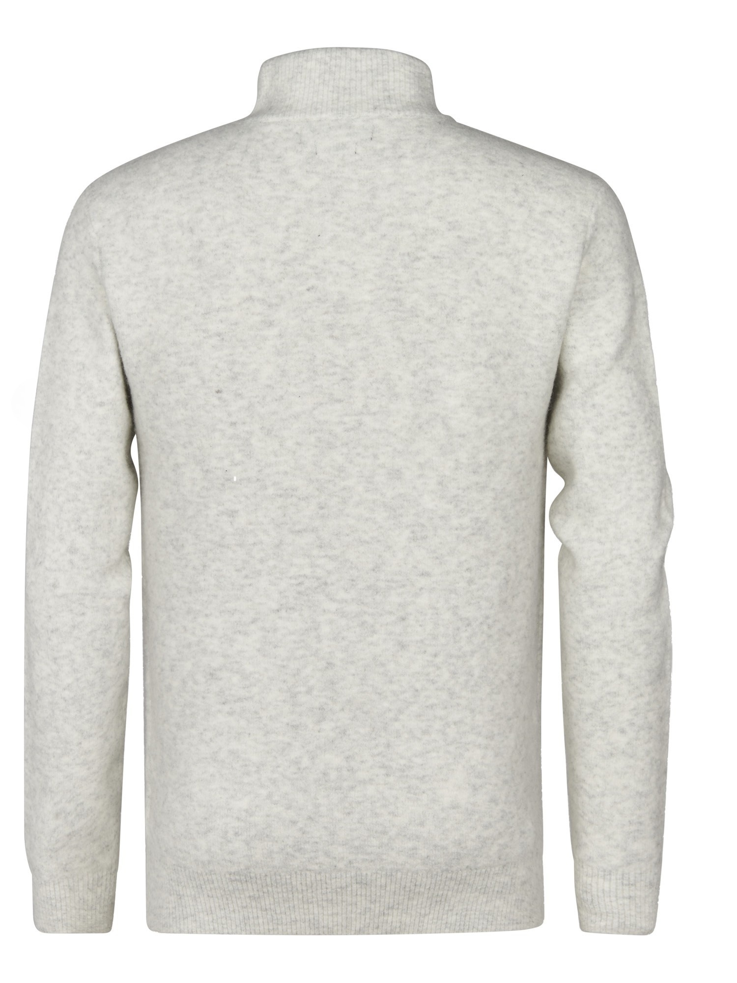 M-3050-KWC290 Men Knitwear Collar (Antique White Melee 0009)