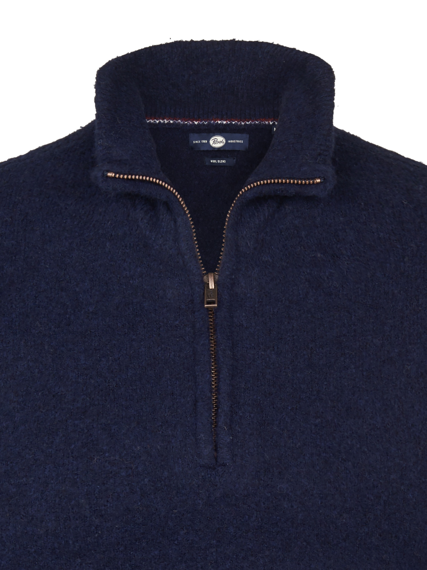 M-3050-KWC290 Men Knitwear Collar (Deep Capri 5090)