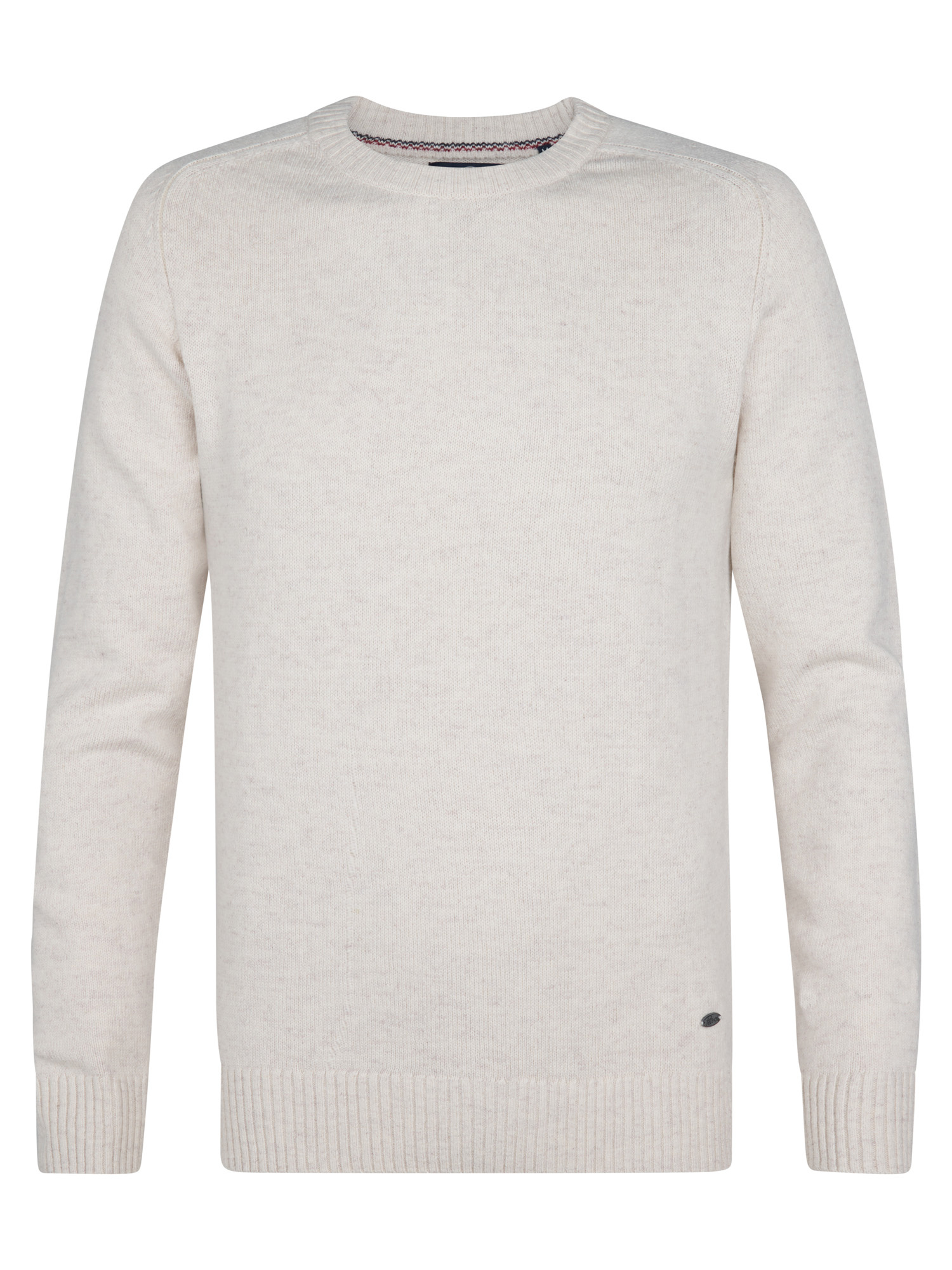 M-3050-KWR219 Men Knitwear Round Neck Basic (1108 Raw Sand)