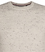 M-3050-KWR222 Men Knitwear Round Neck Basic (Antique White Melee 0009)