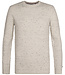 M-3050-KWR222 Men Knitwear Round Neck Basic (Antique White Melee 0009)
