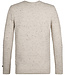 M-3050-KWR222 Men Knitwear Round Neck Basic (Antique White Melee 0009)