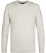 M-3050-KWR291 Men Knitwear Round Neck Basic (Antique White Melee 0009)