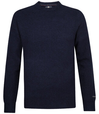 Petrol Industries M-3050-KWR291 Men Knitwear Round Neck Basic (Deep Capri 5090)