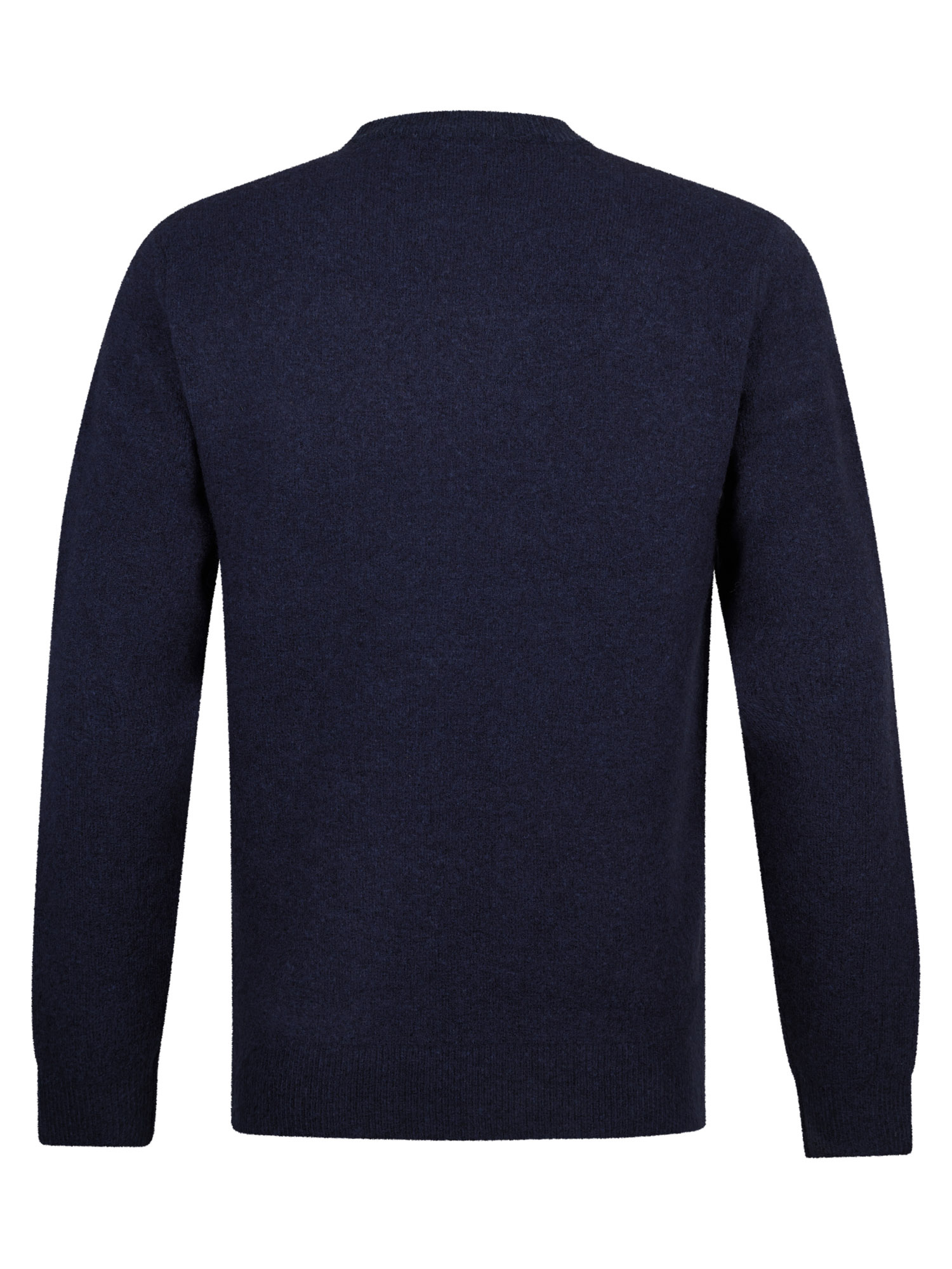 M-3050-KWR291 Men Knitwear Round Neck Basic (Deep Capri 5090)