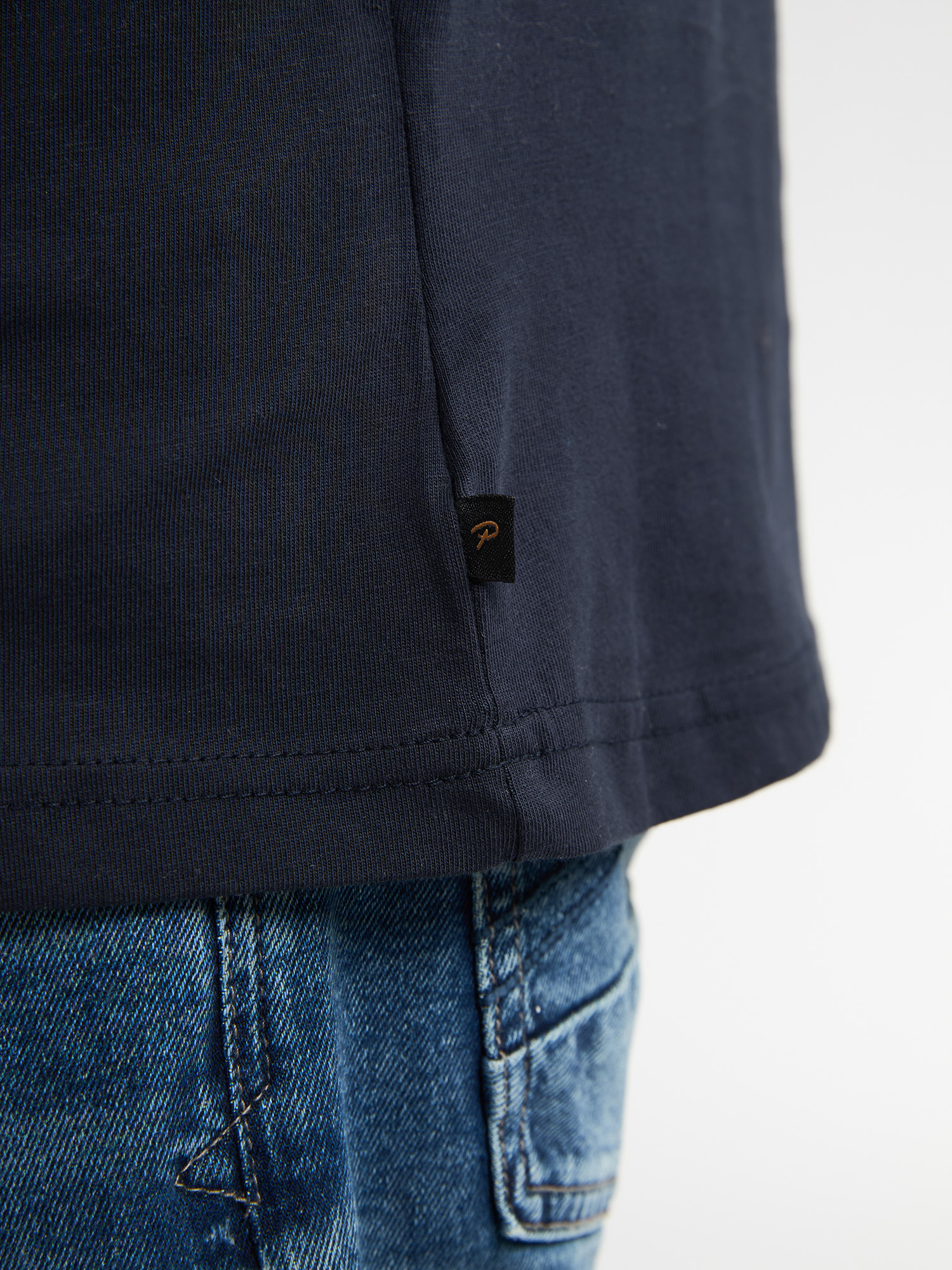 M-3050-TLR623 Men T-Shirt LS Round Neck (5092 Royal Navy)