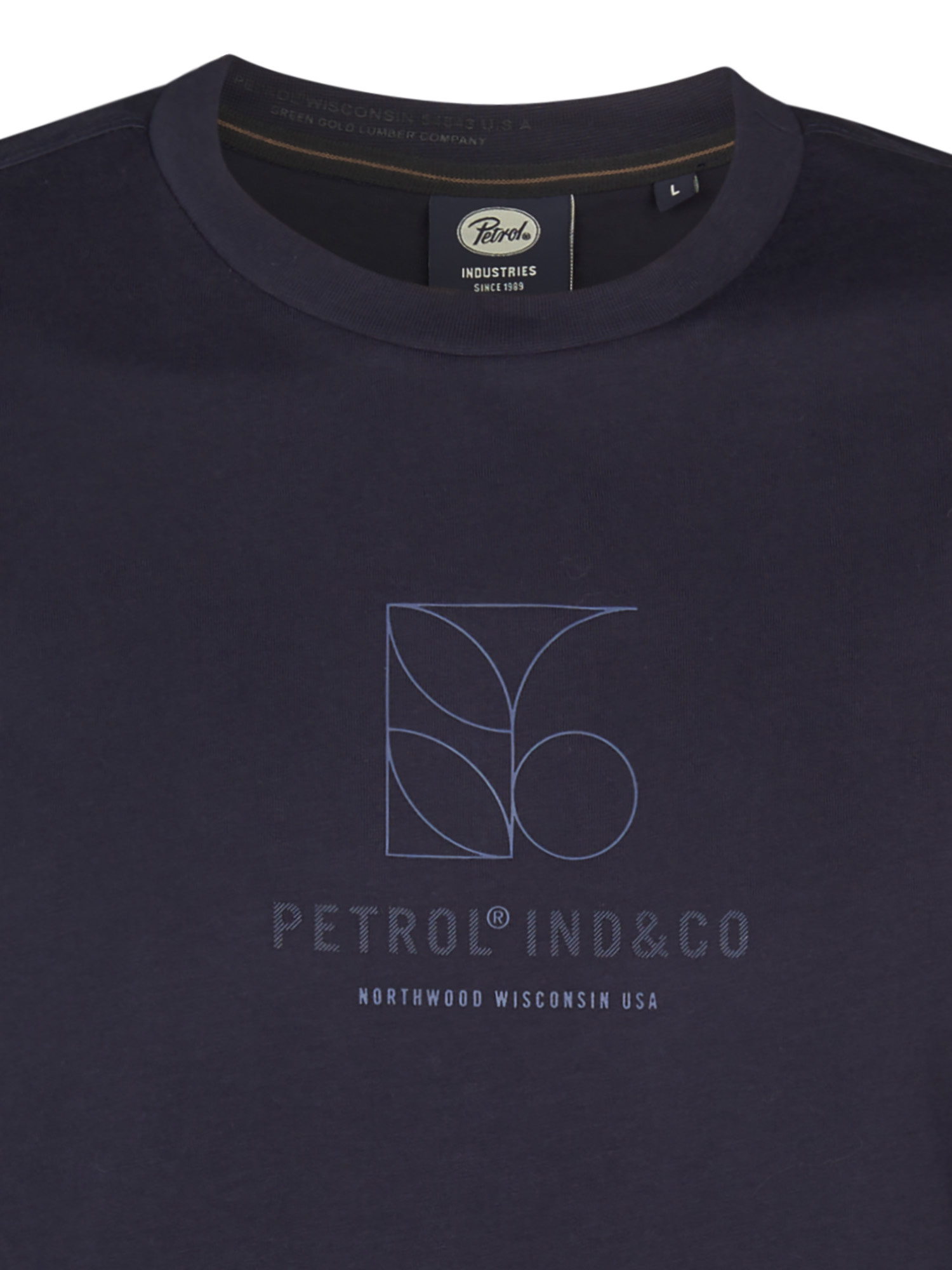 M-3050-TLR623 Men T-Shirt LS Round Neck (5092 Royal Navy)