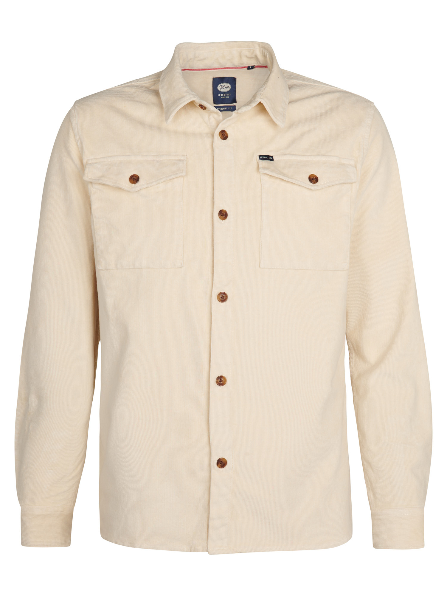M-3050-SIL427 Men Shirt Long Sleeve Uni (Raw Sand 1108)