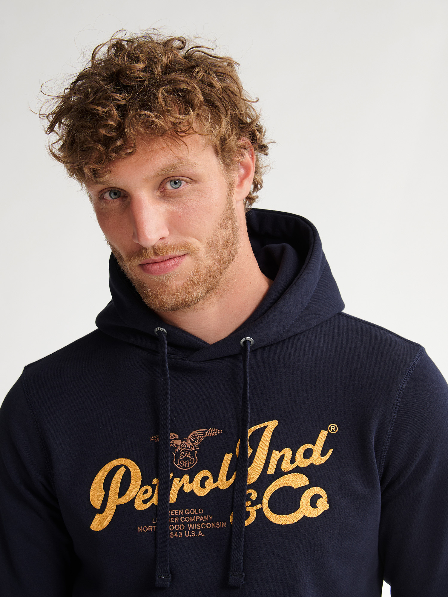 M-3050-SWH353 Men Sweater Hooded (Royal Navy 5092)