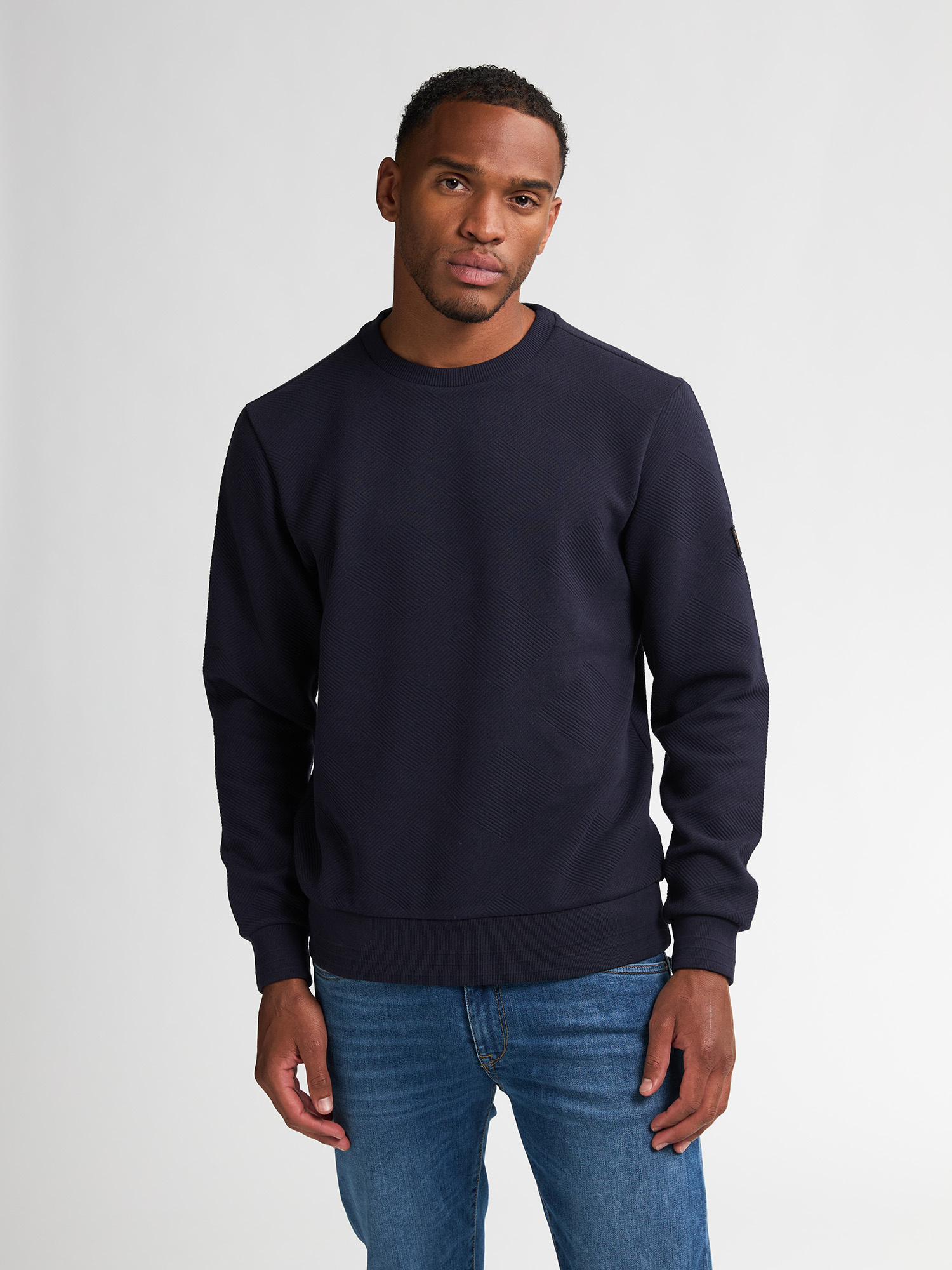 M-3050-SWR310 Men Sweater Round Neck (5092 Royal Navy)